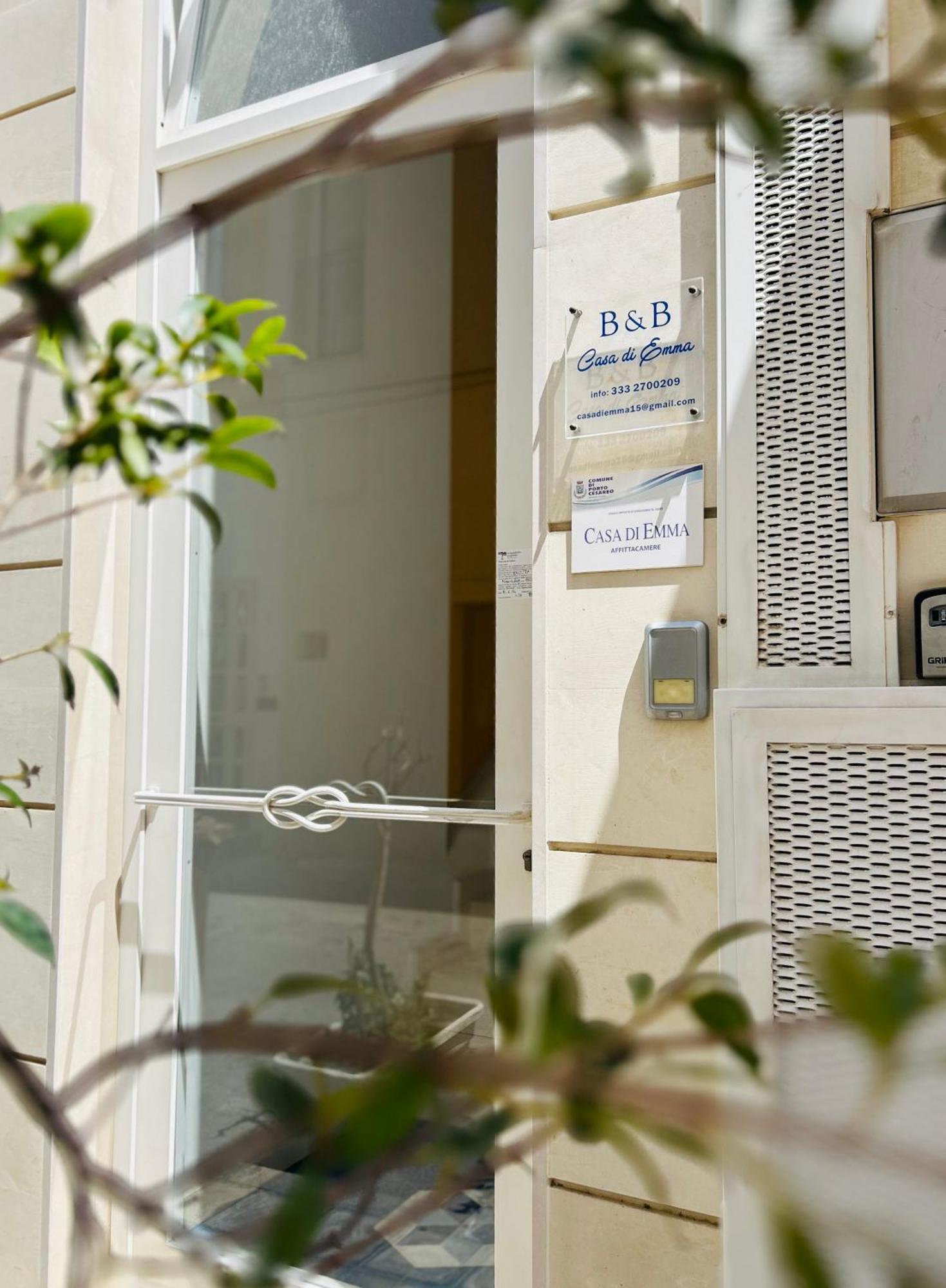 B&B Casa Di Emma ปอร์โตเชซาเรโอ ภายนอก รูปภาพ